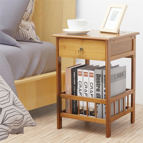 Bamboo drawer side cabinet - drawer,