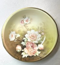 Antique VTG Hand Painted Rose