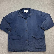 Chore Jacket Womens Large Blue