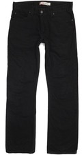 Levi's 506 Men Black Straight Regular Jeans W36 L33 (101375)