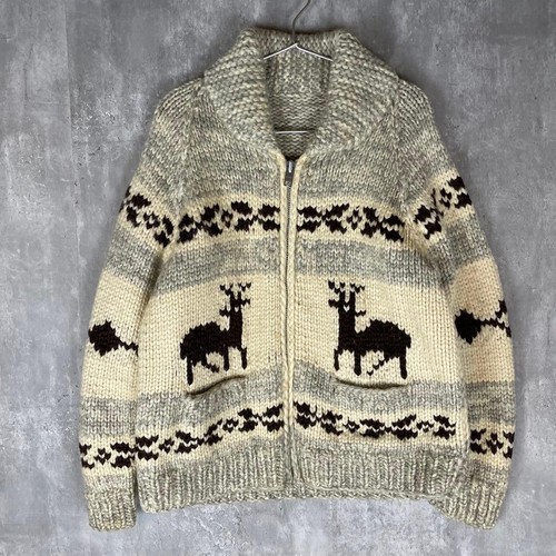 Canadian wool zip cowichan - canadian,