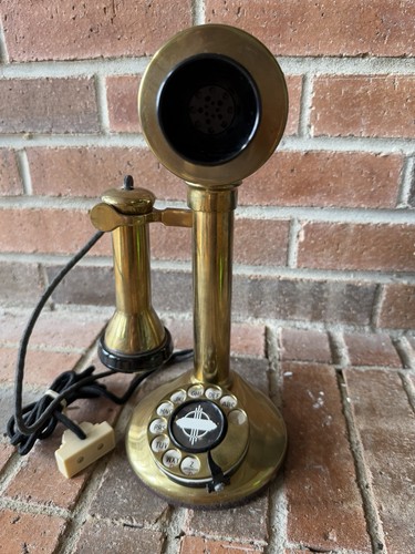 Vtg candlestick phone - phone, desk