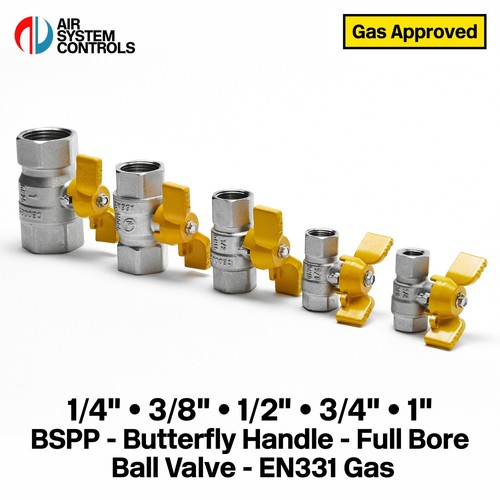 Bspp ball valve en331 gas - bspp,
