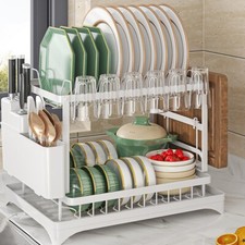 Durable 2 Tier Dish Drainer