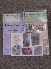 Kanban Floral Card Making/scrapbooking Kit. The Essentials For Beautiful Cards
