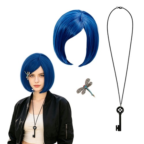 Pcs blue wig set - pcs,