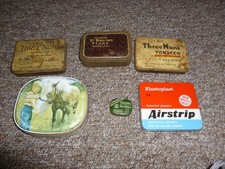 Collection Of 6 Vintage Tobacco AND OTHERS TINS