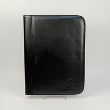 John Deere Black Faux Leather A4 Document Wallet Sales Emplyee Organiser Folio 