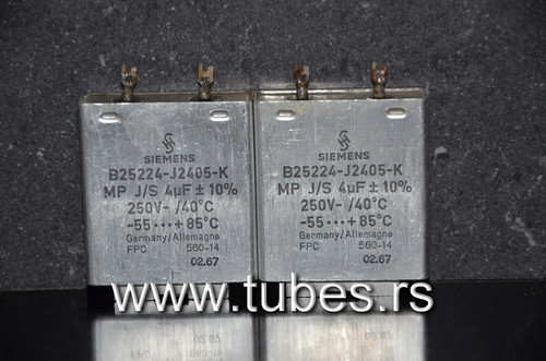 Two vintage siemens pio - two,