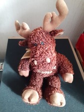 Chad Valley Soft Plush Toy Chocolate Moose 28cms high