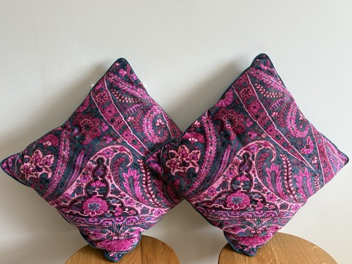 Velvet paisley piped - paisley,