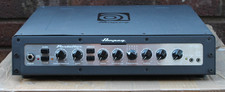 Ampeq Portaflex PF500 Bass Amplifier head with Ampeg padded carry bag.