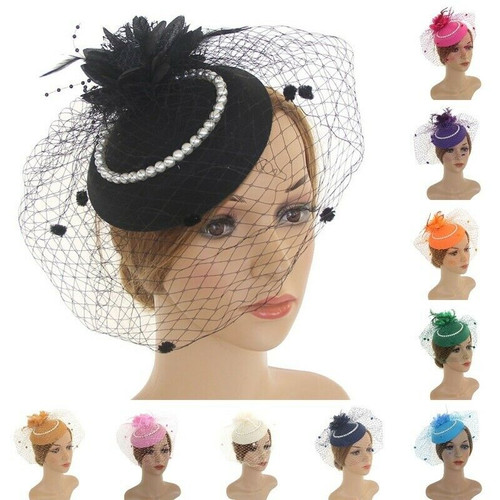 Women pillbox hat - pillbox, with