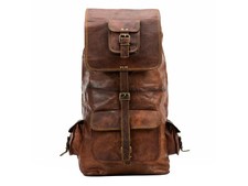 Leather Bag Backpack Rucksack