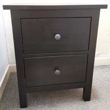 IKEA HEMNES Bedside table with 2 drawers, Height: 66 cm, collection from Dundee
