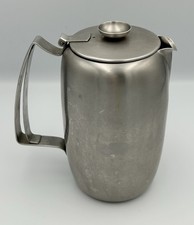 Old Hall Vintage 2-Pint Teapot Coffee Pot Stainless Steel Made In England VGC