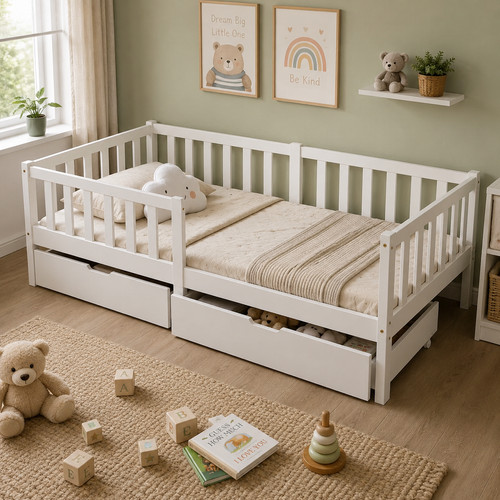 Toddler bed wooden kids - toddler,