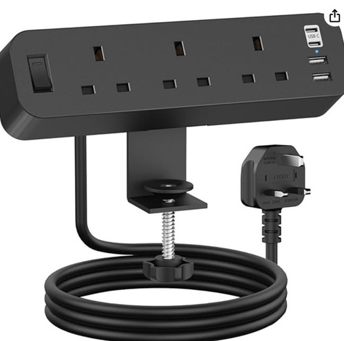 Desk power socket with usb - usb, c
