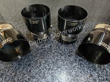 4 x Bmw Exhaust Tips Titanium