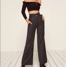 Reformation Wide Leg Belted
