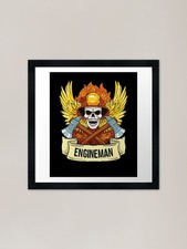 Engineman Firefighter Skull