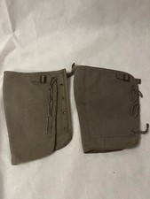 RAF Vintage Gaiters 1930s Grey WW2 Webbing Leggings 25 Pattern Military Surplus