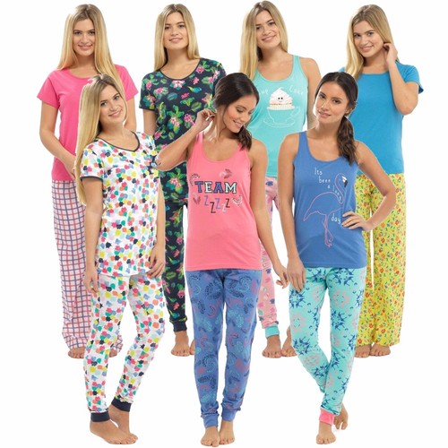 Ladies cotton jersey pyjama - cotton,