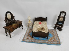 Wooden Dolls House Bedroom