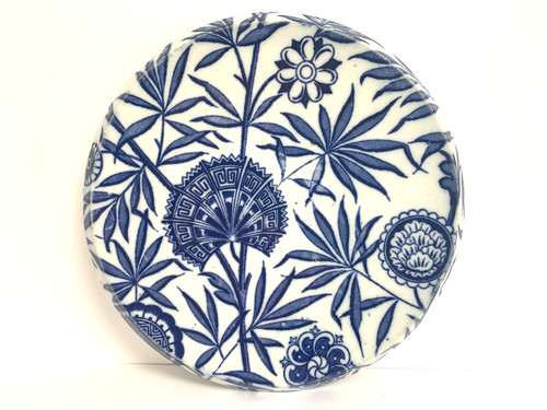 Antique victorian blue white - antique,