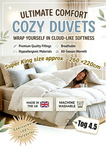 Tog super king size duvet - 4.5,