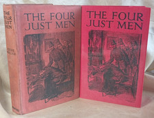 Edgar Wallace "Four Just Men" 1911 Newnes First "Complete" Edition H/B w/FDJ