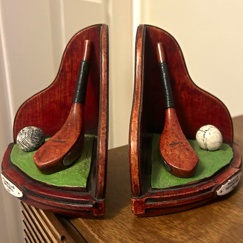 Vintage stained wooden golf - vintage,