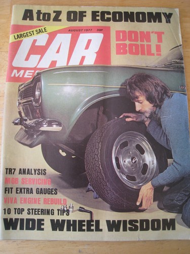 Car mechanics aug 1977 - aug, tr7