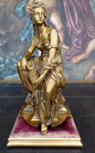 Bronze classical maiden - a,