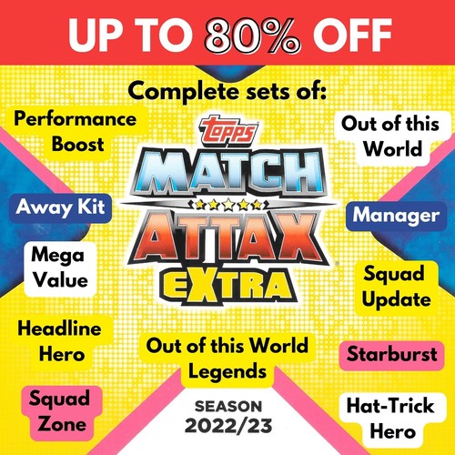 Topps match attax extra - topps, 22-23