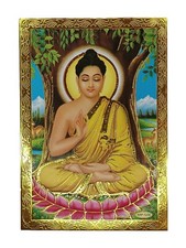 Gold Foil Embossed Buddhist
