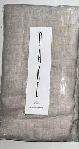 Oake linen euro pillow sham - pillow,