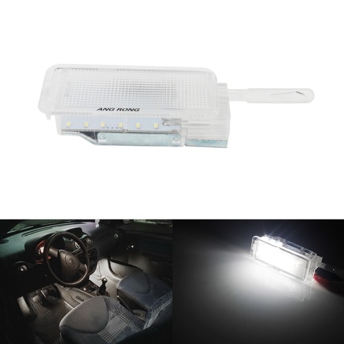 White led luggage - white,