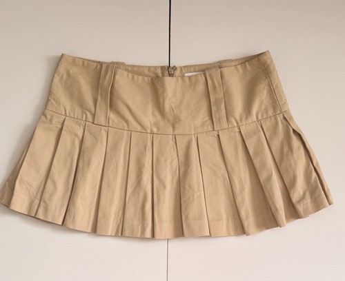Top shop pleated micro mini - top,