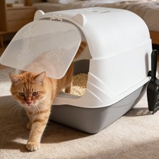 Large Hooded Cat Litter Tray