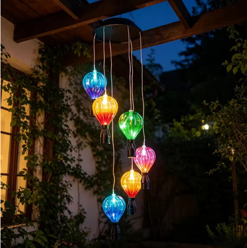 Hot air balloon mobile solar - air,