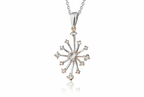 Welsh clogau 9ct white rose - white, &