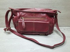 Aretha Burgundy Leather Top