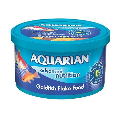 Aquarian goldfish flakes - goldfish,