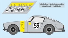 Decals Ferrari 250 GT SWB Le