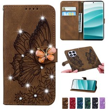 Diamond Butterfly Wallet Phone