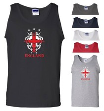 England Football Vest Flag Lion Three Lions Barmy Army Fans Gift Men Tank Top