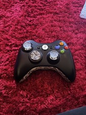 Microsoft Xbox 360 Wireless Custom Snake Skin Controller Black