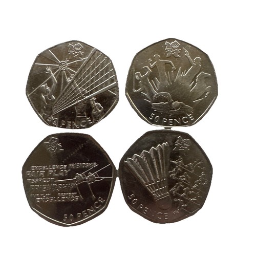2012 olympic 50p set 4 - 2012,