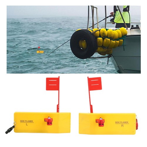 Fishing planer board side - board,